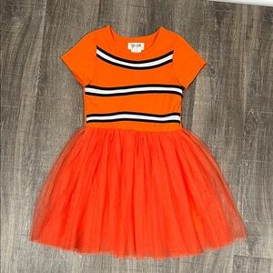 Taylor Joelle Nemo  Striped Tulle Dress